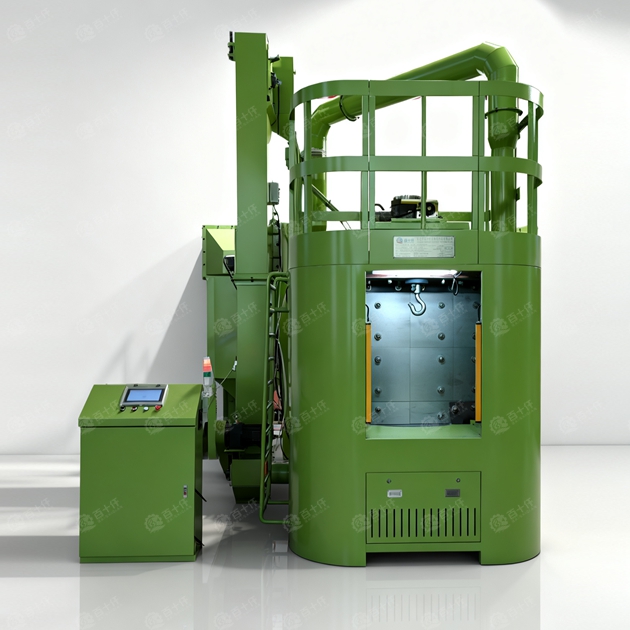 双轴连续吊式喷洗机